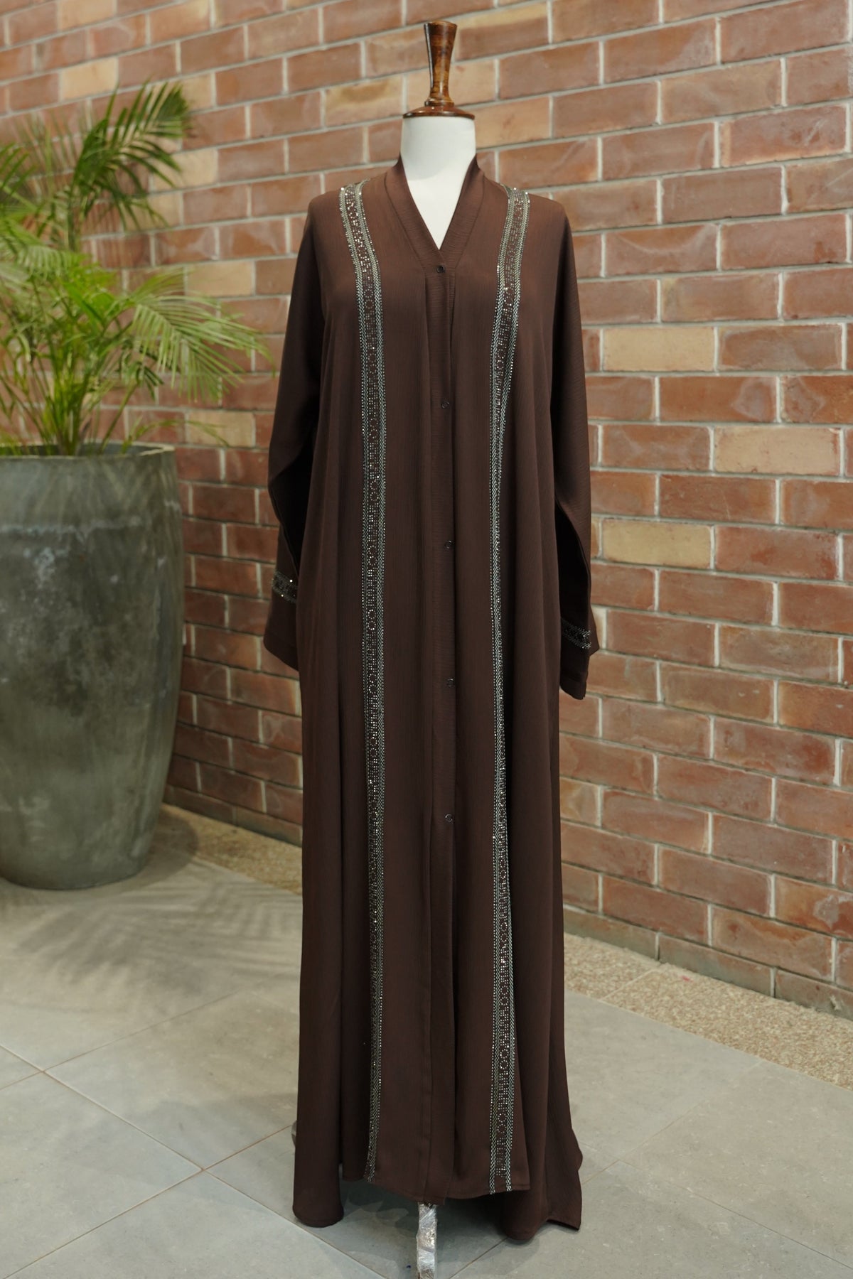 Fancy Zoom abaya