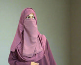 Matching Hijab and Niqab set